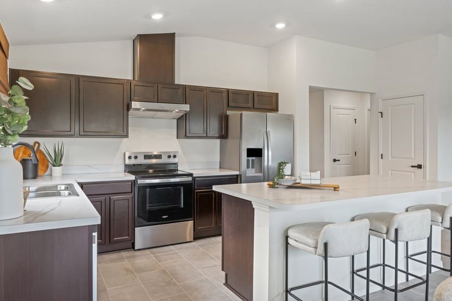 Representative furnished interior of a home built from the 1541 Modeled by KB Home in Deer Springs, Zephyrhills (Image 5).