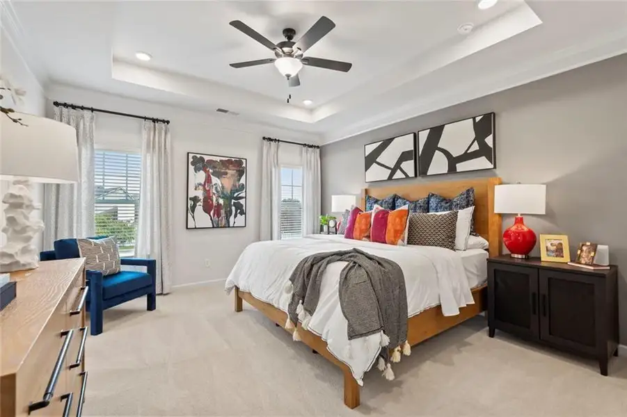 Furnished interior view inside a new home in Franklin Manor, Lawrenceville (Image 37).