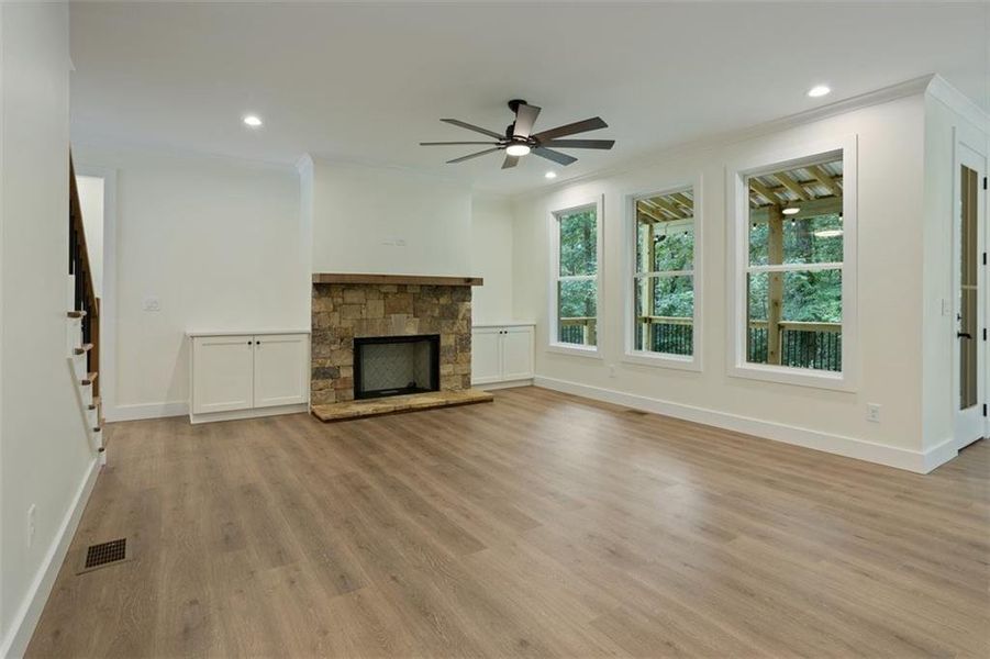 Spacious, unfurnished interior of a new home in , Canton (Image 25).