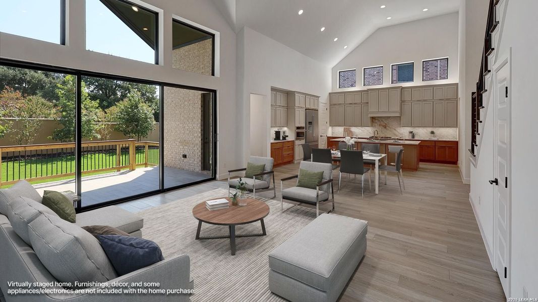 Furnished interior view inside a new home in The Dominion, San Antonio (Image 9).