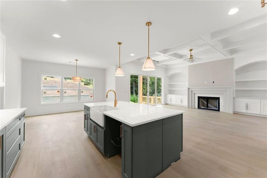 Furnished interior view inside a new home in , Gainesville (Image 17).