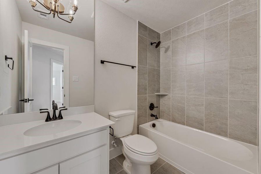 Furnished interior view inside a new home in Grand Estates of Anna, Anna (Image 8). Furnished interior view inside a new home in Grand Estates of Anna, Anna (Image 8).