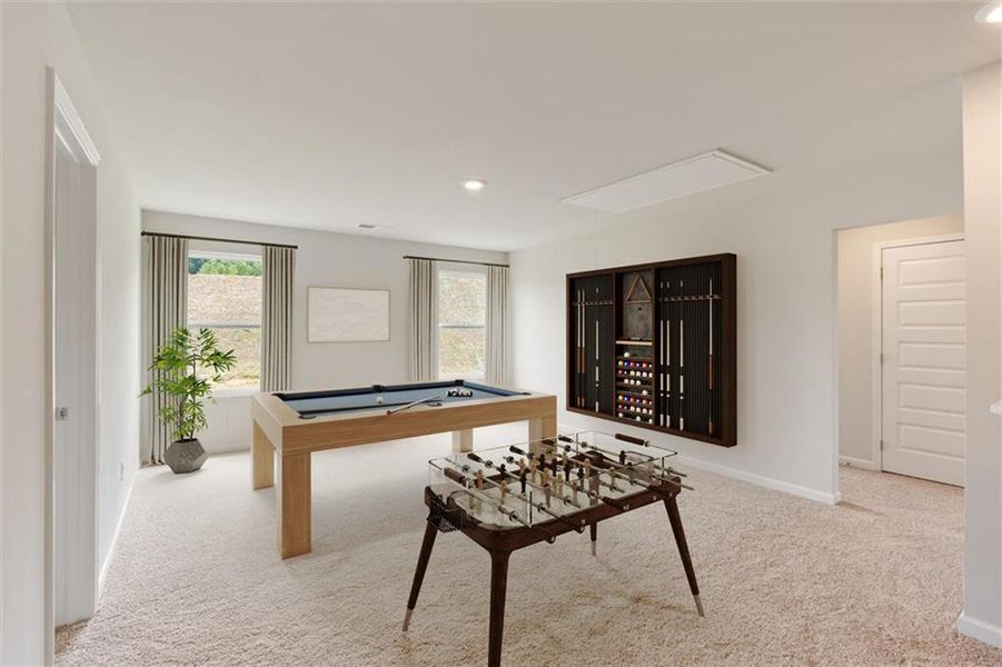 Furnished interior view inside a new home in , Calhoun (Image 5).