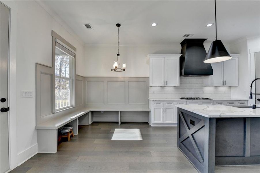 Furnished interior view inside a new home in , Buford (Image 8).