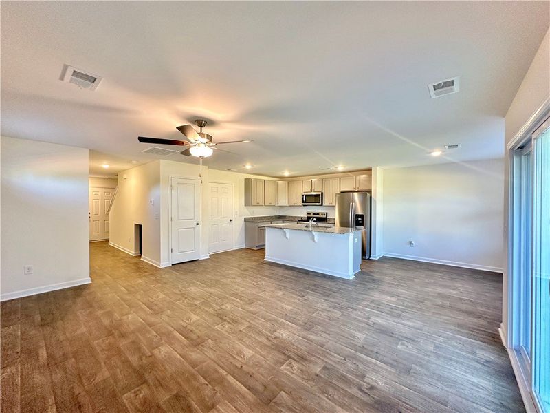 Spacious, unfurnished interior of a new home in Champions Village at Cherry Hill, Pendleton (Image 13).