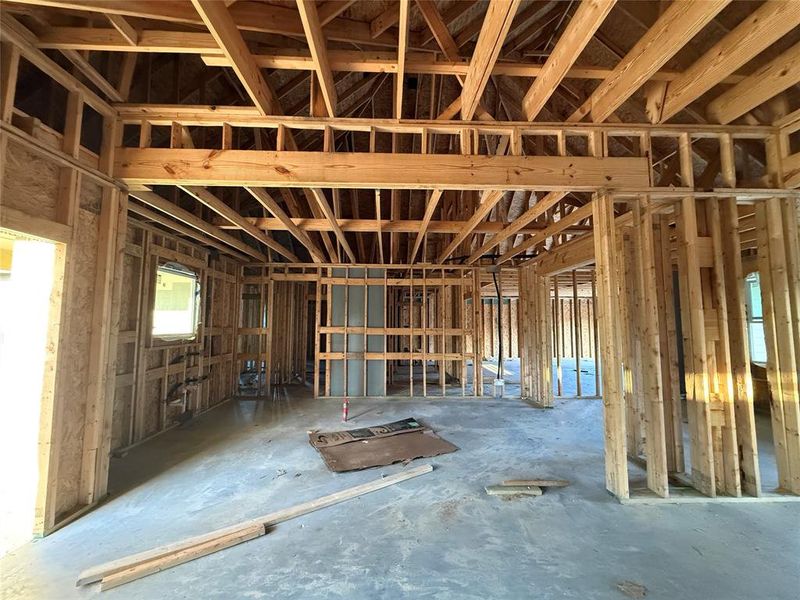 In-progress construction of a new home in Zion Trails, Poolville, TX (Image 5). In-progress construction of a new home in Zion Trails, Poolville, TX (Image 5).