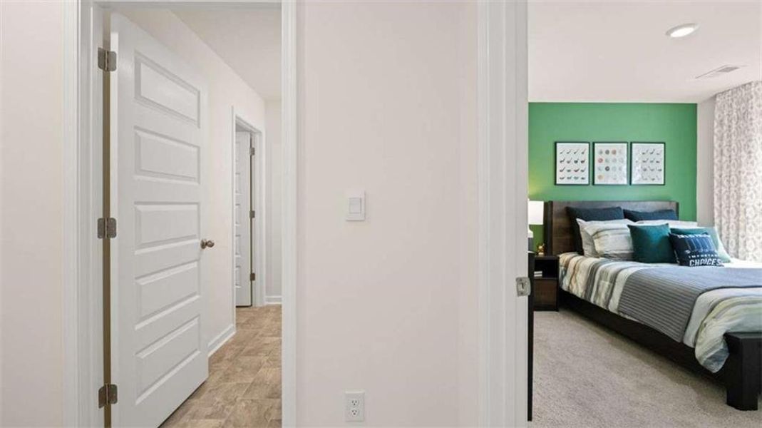 Furnished interior view inside a new home in Jackson Landing, Jefferson (Image 33). Furnished interior view inside a new home in Jackson Landing, Jefferson (Image 33).