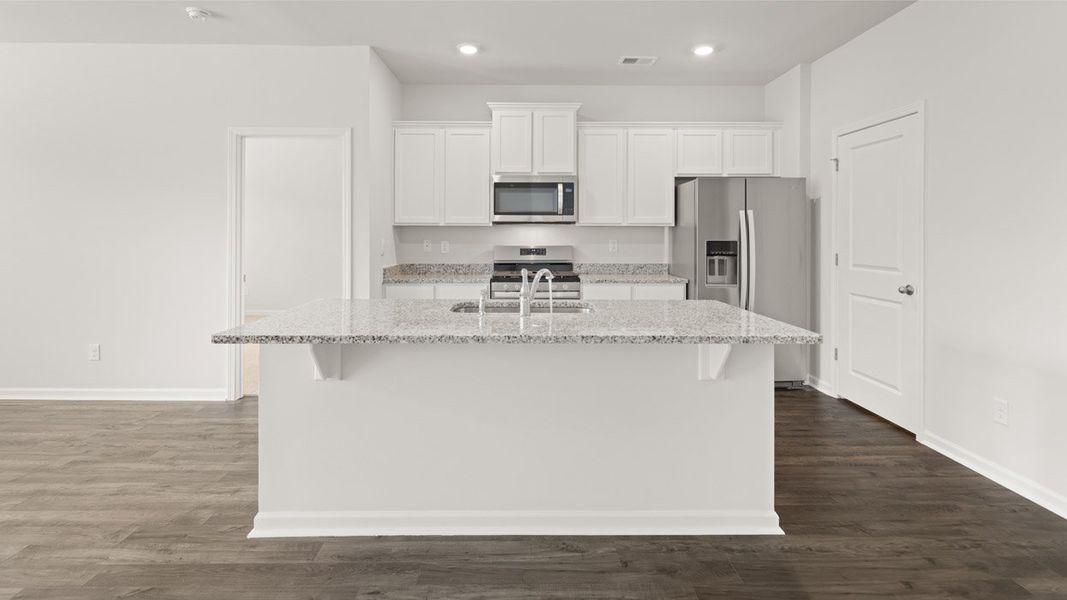Furnished interior view inside a new home in The Abbey at Trolley Run Station, Aiken (Image 5).