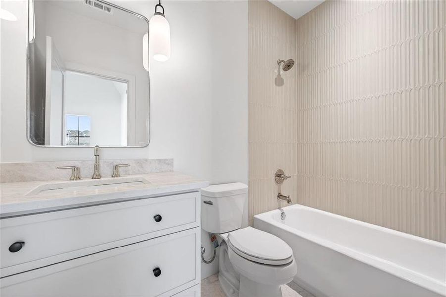 Furnished interior view inside a new home in , Atlanta (Image 44). Furnished interior view inside a new home in , Atlanta (Image 44).