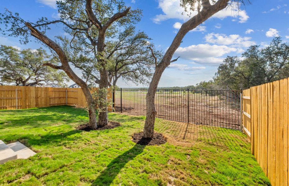 Exterior details and patio area of a home in Woodside, Georgetown (Image 25).