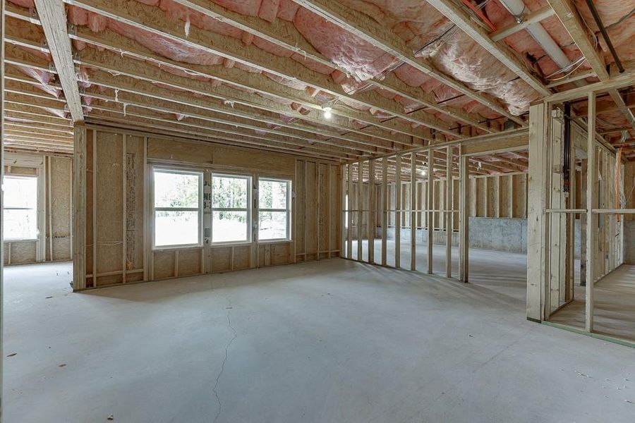 In-progress construction of a new home in , Buford, GA (Image 40).