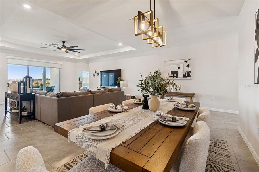 Furnished interior view inside a new home in , Wesley Chapel (Image 34).