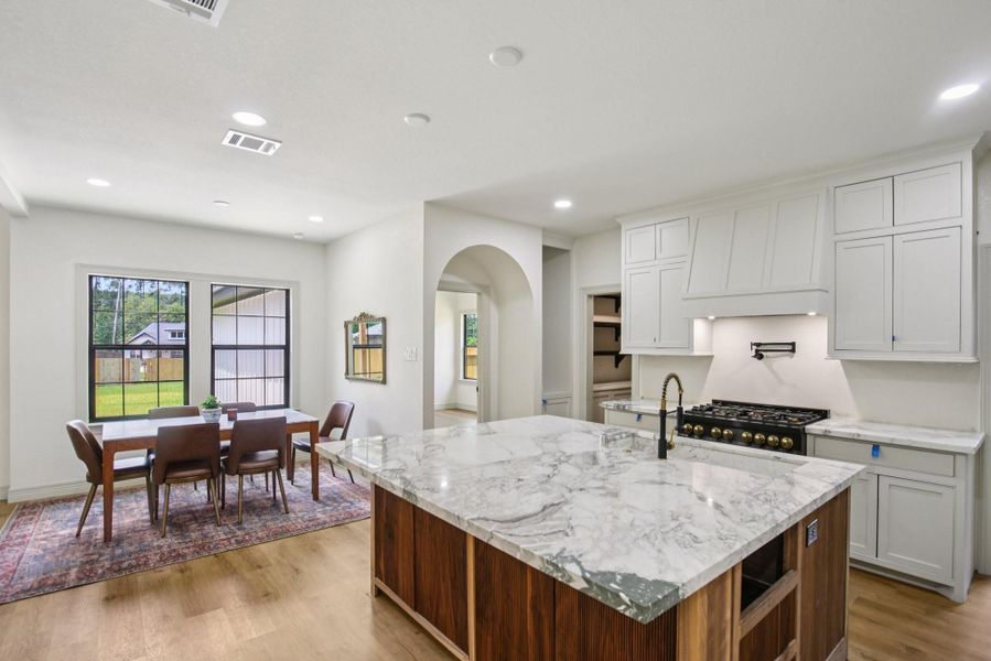 Furnished interior view inside a new home in , Willis (Image 11).