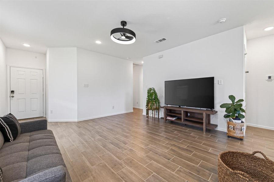 Furnished interior view inside a new home in , Porter (Image 6). Furnished interior view inside a new home in , Porter (Image 6).
