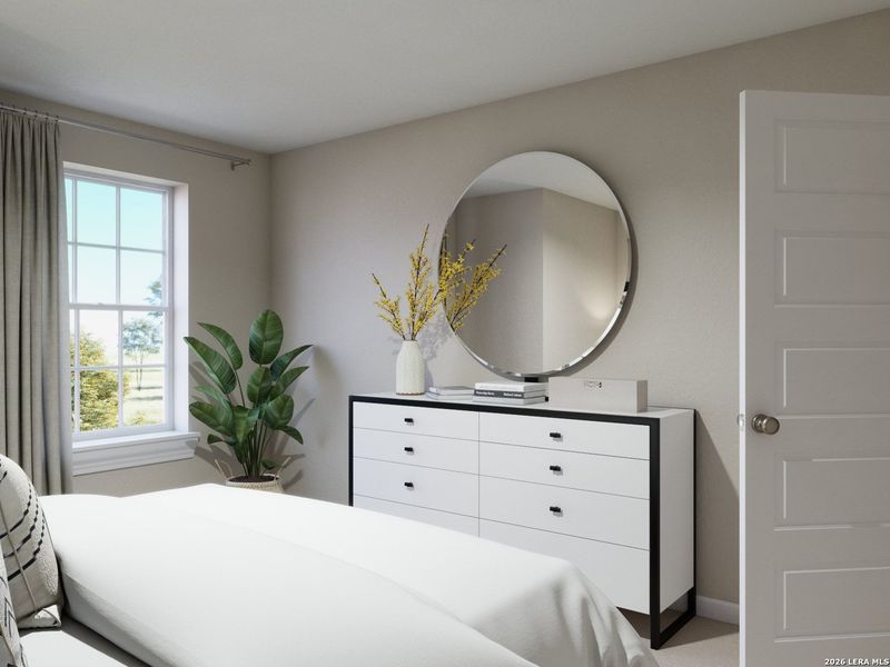 Furnished interior view inside a new home in Melissa Ranch, San Antonio (Image 5).