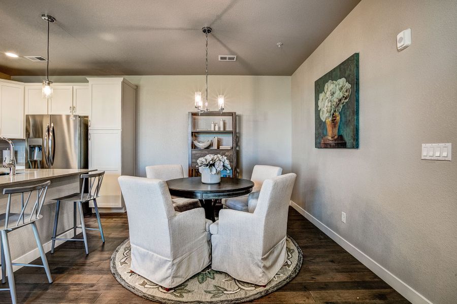 Representative furnished interior of a home built from the The Cascade by Landmark Homes in The Lakes at Centerra, Loveland (Image 14). Representative furnished interior of a home built from the The Cascade by Landmark Homes in The Lakes at Centerra, Loveland (Image 14).