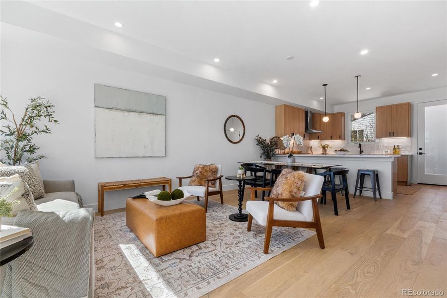 Furnished interior view inside a new home in , Denver (Image 13).