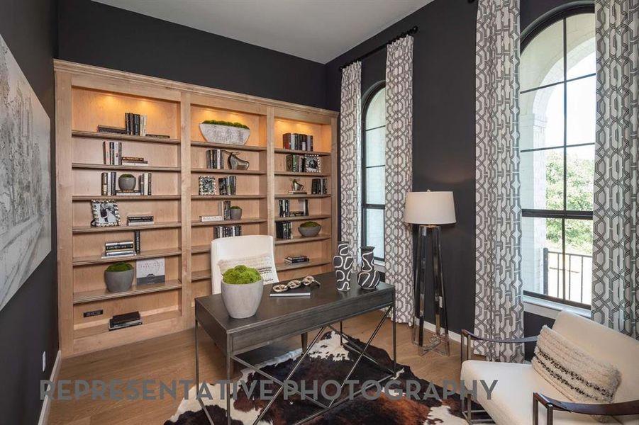 Furnished interior view inside a new home in Sandbrock Ranch, Aubrey (Image 6).
