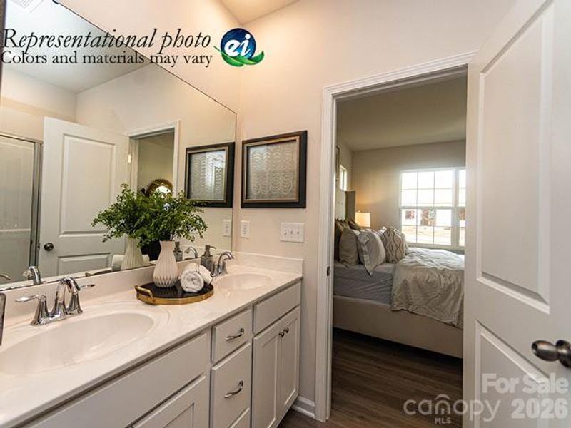 Furnished interior view inside a new home in The Vines, Charlotte (Image 12).