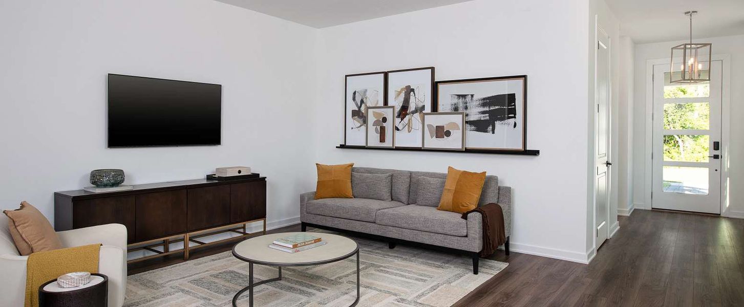 Representative furnished interior of a home built from the Econ by Ashton Woods in Northlake Classical, Winter Garden (Image 4). Representative furnished interior of a home built from the Econ by Ashton Woods in Northlake Classical, Winter Garden (Image 4).