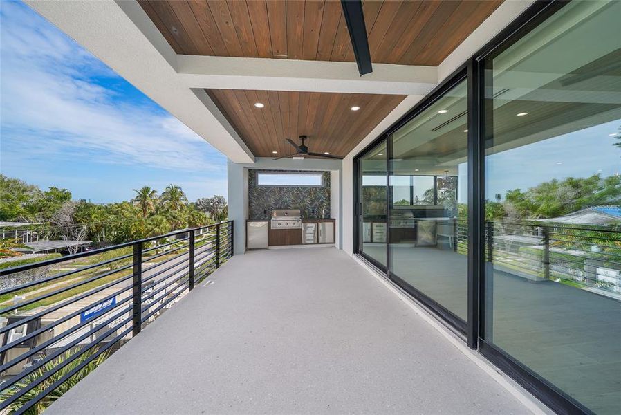 Exterior details and patio area of a home in , Sarasota (Image 27).