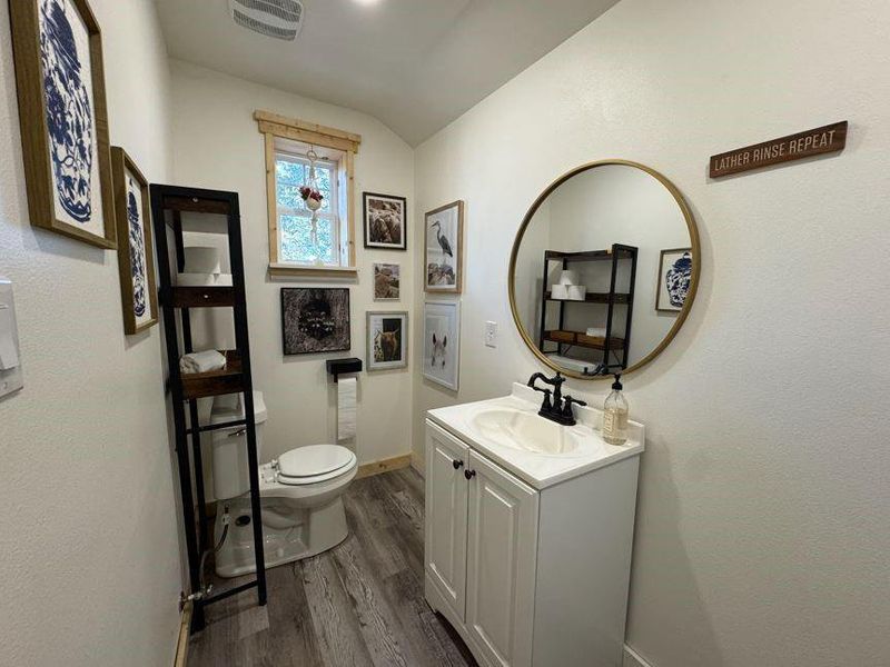 Down stair half bath