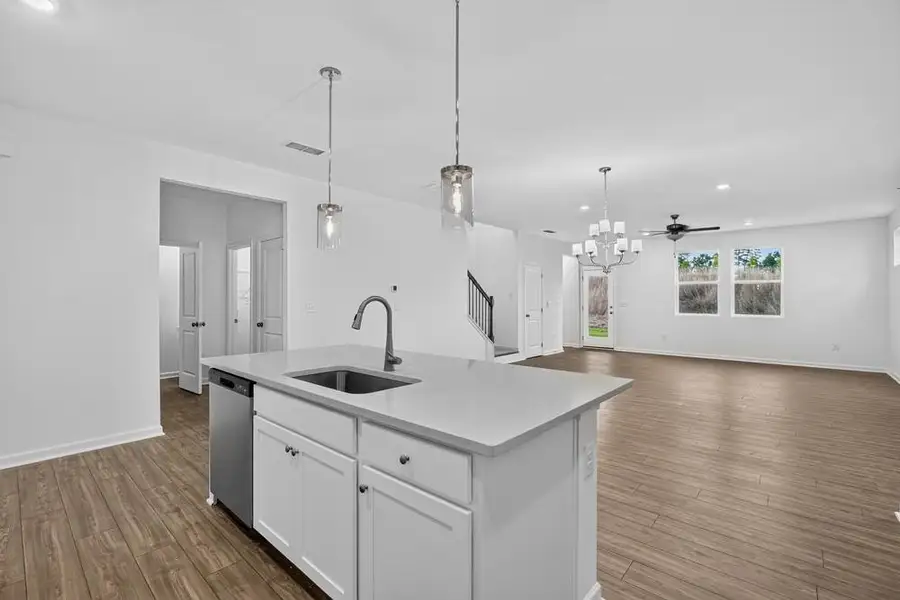 Furnished interior view inside a new home in Weatherfield, Buford (Image 12).