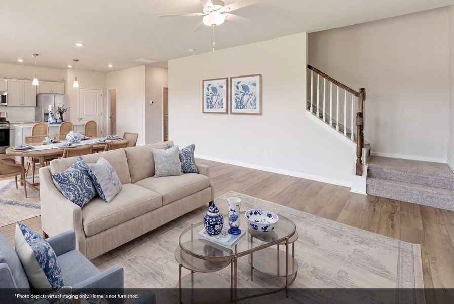 Furnished interior view inside a new home in Mayfair Village, Spartanburg (Image 8).