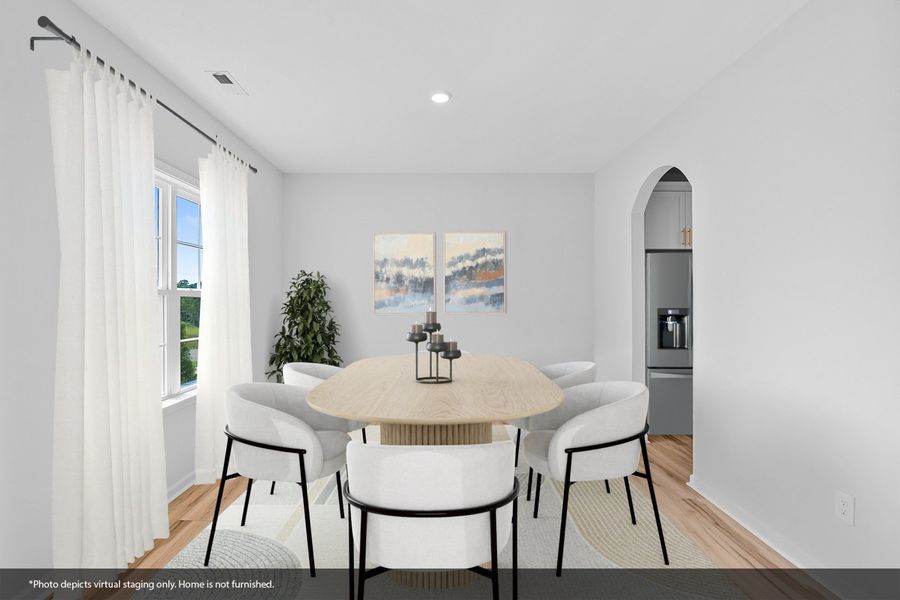 Furnished interior view inside a new home in Brooke Hill, Lewisville (Image 9). Furnished interior view inside a new home in Brooke Hill, Lewisville (Image 9).
