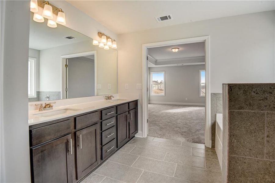 Furnished interior view inside a new home in Summerlin, Winder (Image 6). Furnished interior view inside a new home in Summerlin, Winder (Image 6).