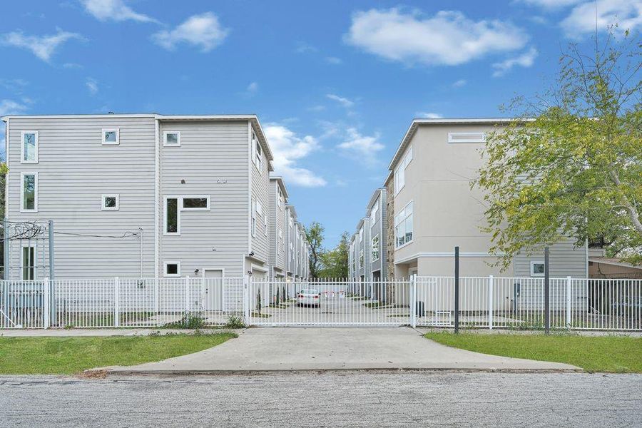 Exterior details and patio area of a home in , Houston (Image 18). Exterior details and patio area of a home in , Houston (Image 18).