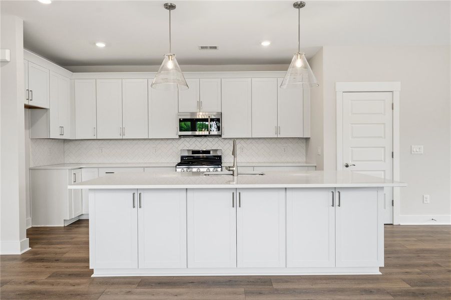 Furnished interior view inside a new home in Saratoga Oaks, Williamston (Image 8).