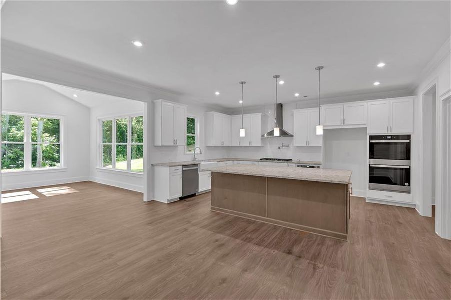 Furnished interior view inside a new home in Ford Landing, Acworth (Image 11).