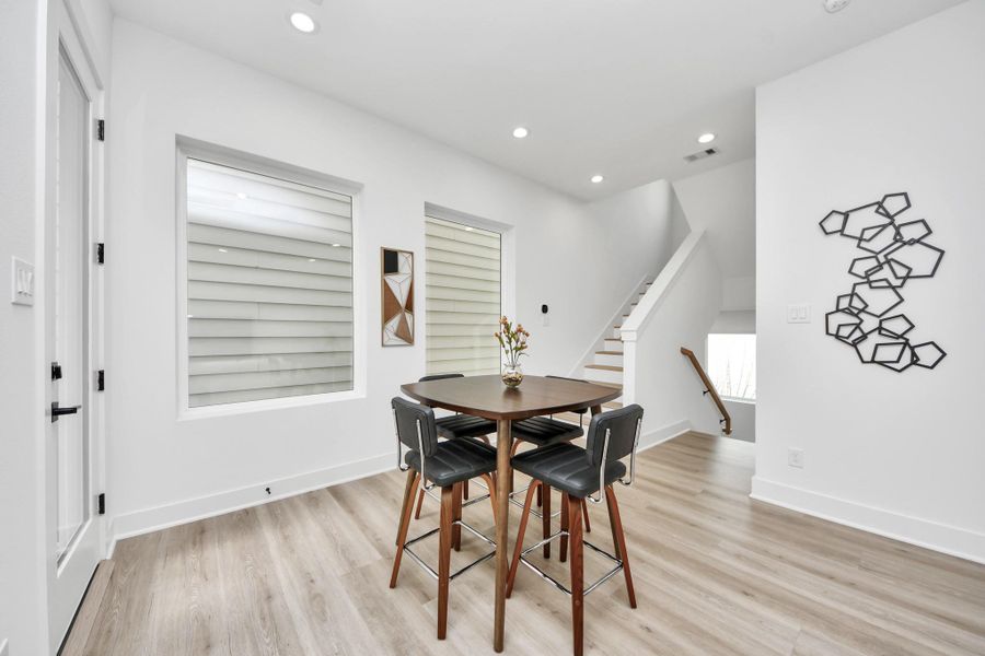 Furnished interior view inside a new home in , Houston (Image 7). Furnished interior view inside a new home in , Houston (Image 7).