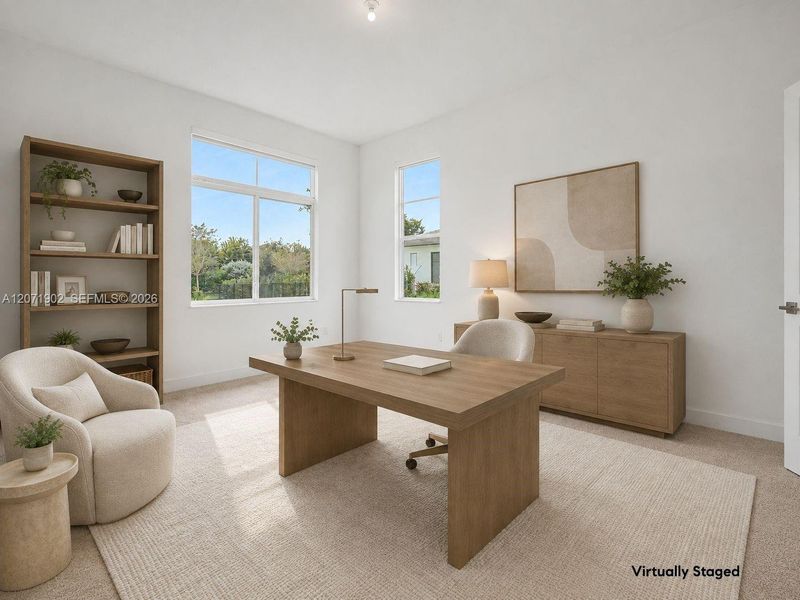 Furnished interior view inside a new home in , Davie (Image 30).