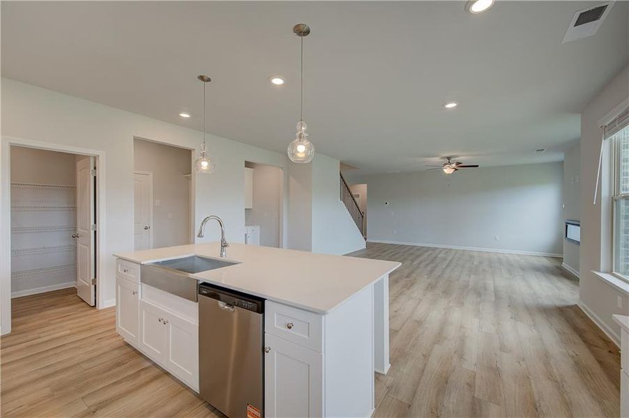 Furnished interior view inside a new home in Adagio, Dacula (Image 3).