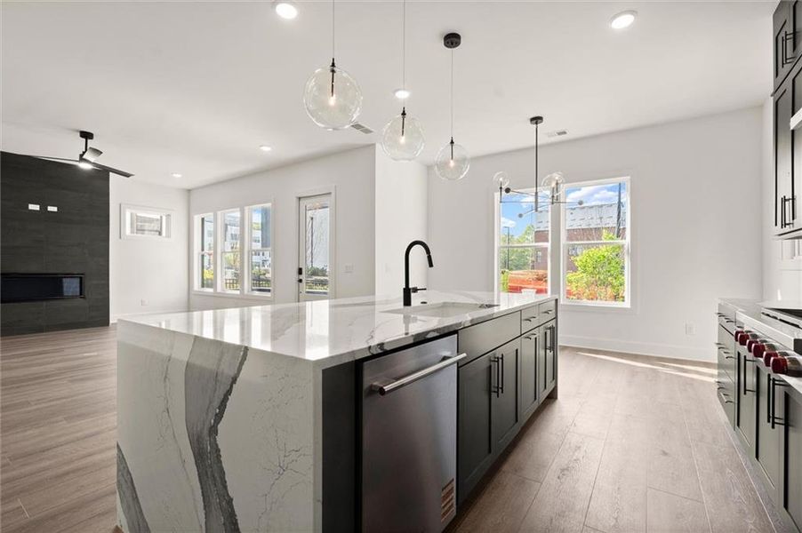 Furnished interior view inside a new home in , Alpharetta (Image 19).