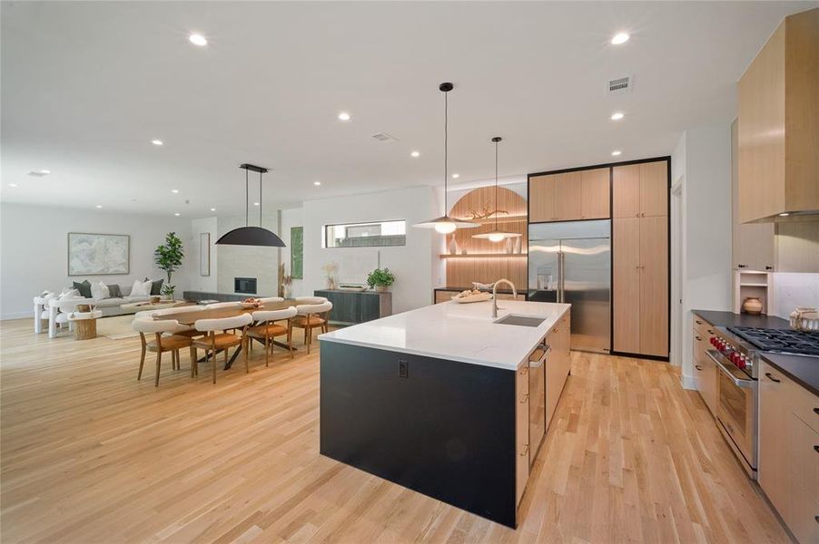 Furnished interior view inside a new home in , Dallas (Image 14).