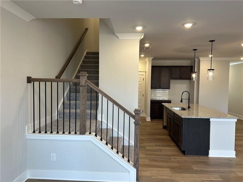 Furnished interior view inside a new home in Millstone at Mundy Mill, Gainesville (Image 5).
