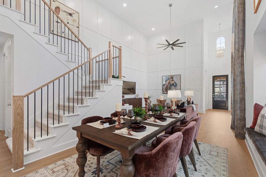 Representative Dining Room - some options shown