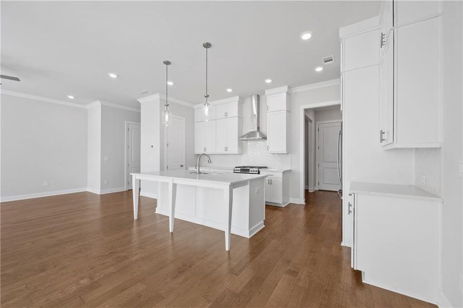 Furnished interior view inside a new home in Palisades Single Family, Cumming (Image 5).
