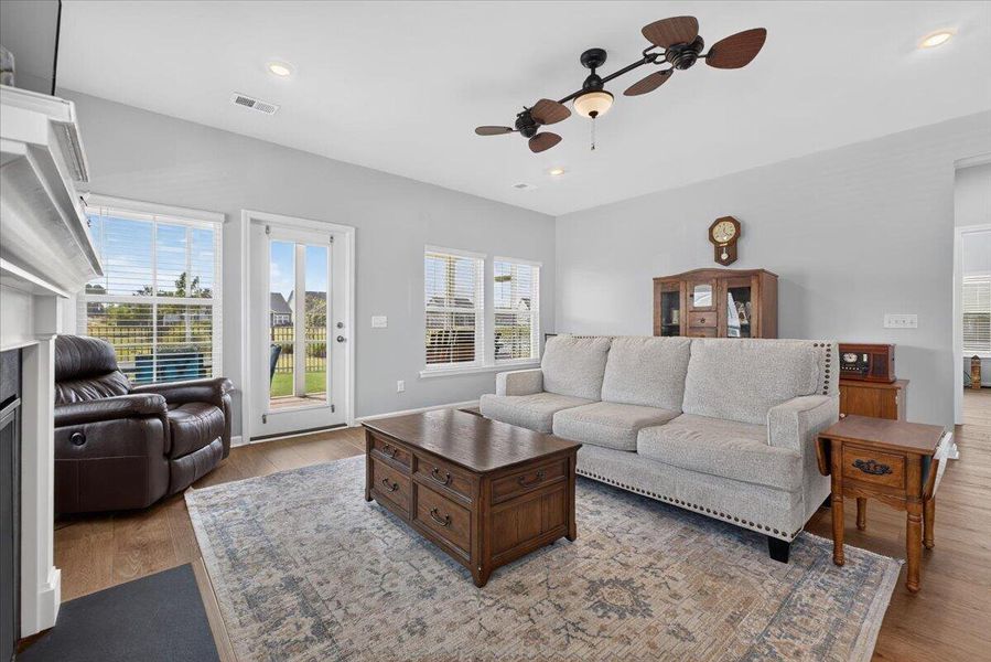 Furnished interior view inside a new home in Horizons at Summers Corner | 55+, Summerville (Image 6). Furnished interior view inside a new home in Horizons at Summers Corner | 55+, Summerville (Image 6).