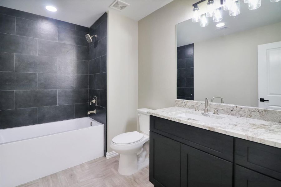 Upstairs full bath Upstairs full bath