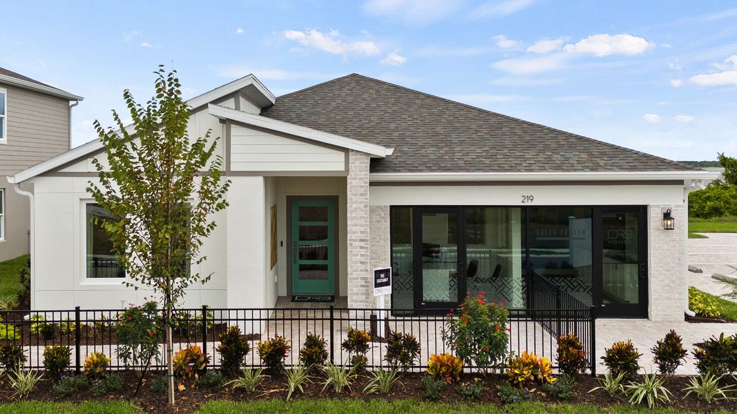 Representative exterior photo of a completed home built from the Castaway by DRB Homes in Willowbrook North, Winter Haven, FL (Image 29).