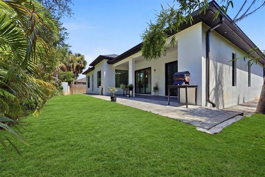 Exterior details and patio area of a home in , Venice (Image 28). Exterior details and patio area of a home in , Venice (Image 28).