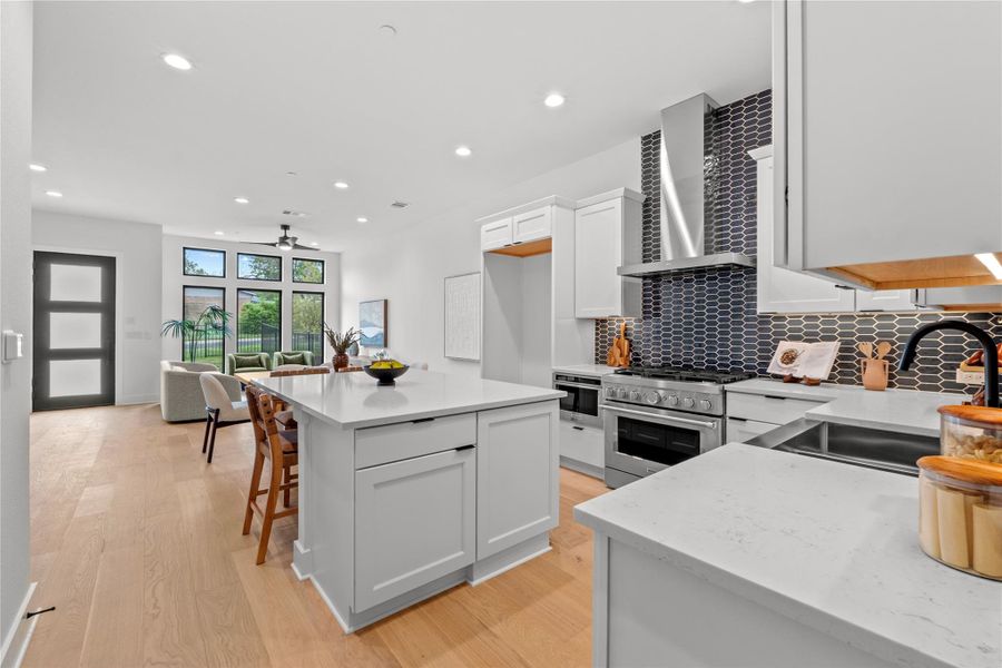 Furnished interior view inside a new home in The Enclave At Dulce Lane, Austin (Image 15).