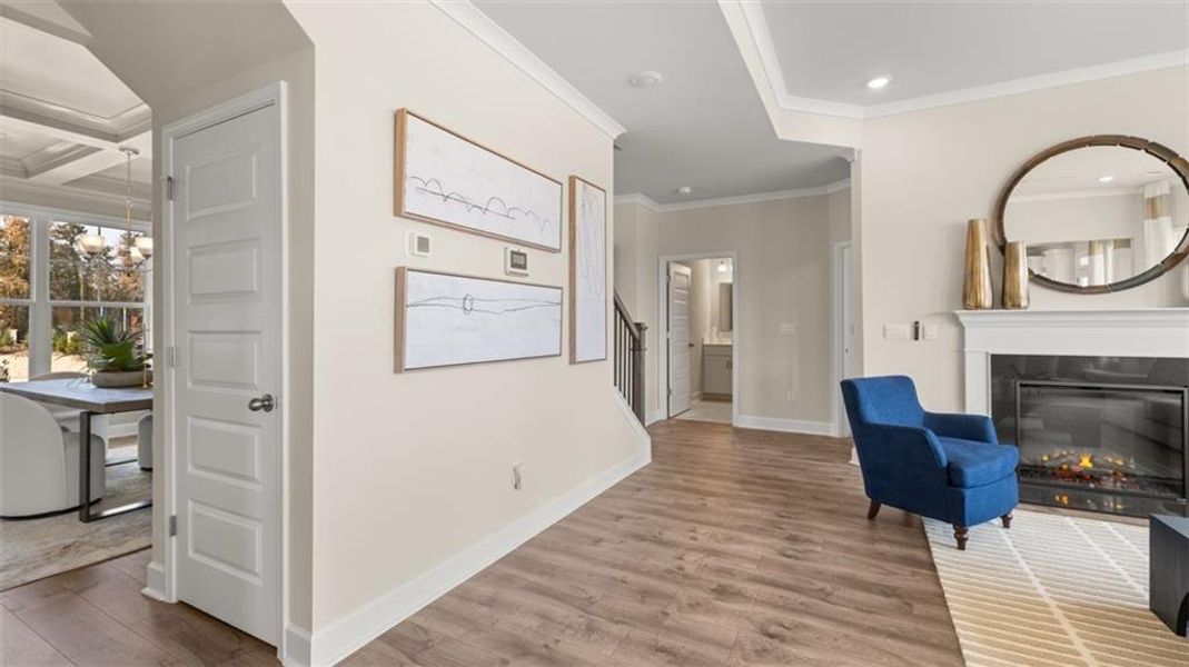 Furnished interior view inside a new home in The Gates at Pates Creek, Hampton (Image 15).