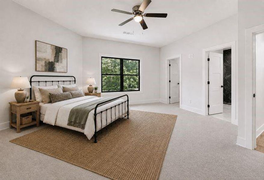 Furnished interior view inside a new home in , Acworth (Image 45).