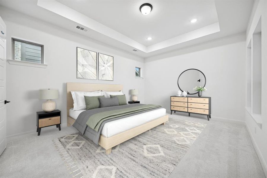 Furnished interior view inside a new home in Mantua Point Gardens, Van Alstyne (Image 13).