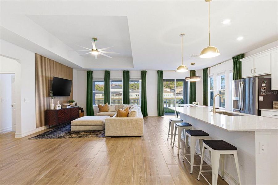 Furnished interior view inside a new home in , Lutz (Image 44).